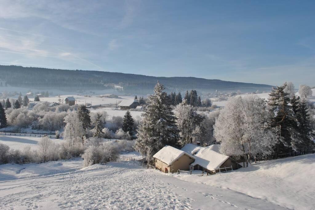 Gite Du Fourperet-Parc Naturel Du Haut-Jura Longevilles-Mont-dʼOr Kültér fotó